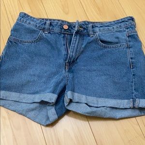 Denim shorts size 6